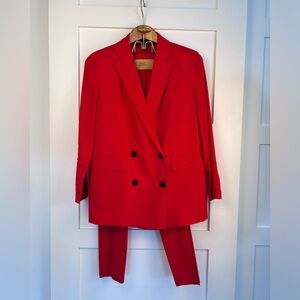 Theory linen blazer and matching pants